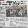 Article paru dans le journal Centre Presse
