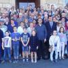 Réception à la mairie d'Espalion